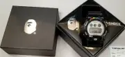 Brand New in Box A Bathing Ape Bape Casio G Shock DW6900 Black Rainbow Watch