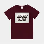 T365 MIT 親子裝 T恤 童裝 情侶裝 T-SHIRT 短T 標語 美式風格 SLOGAN COFFEE TIME