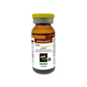 Brown & White Edible Veg Sandalwood Oil with Carom, Linseeds and Prunus 15ml