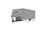 20 to 22ft Caravan Cover Water UV Proof Campervan Trailer Travel Accessories Heavy Duty 4 Layer Polypropylene Protector with Hitch Cover Storage Bag