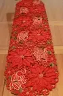 Tailor Made Embroidered Christmas Red Table Runner 40 X 180 cm for Xmas