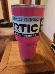 RTIC 30 Oz. Double Wall Insulated Tumbler - Hot / Cold Stainless Steel Pink