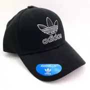 Adidas Originals Icon 2.0 Adult One Size Black White Adjustable Fit Snapback Cap