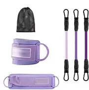 Ankle Resistance Bands - Pilates Ankle Weights Straps - Home Gym Equipment for Beginner and Professional Fitness Enthusiast