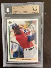 1991 Upper Deck Michael Jordan Rookie RC SP1 BGS 9.5 GEM MINT