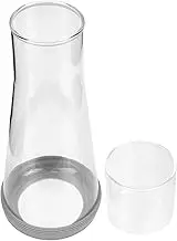 OFFSCH Bedroom Water Carafe Desktop Glass Kettle Set of Carafe Cup Cold Brew Jug Decor Water Bottle