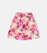 [Ulla Johnson] Ulla Johnson Rowan floral cotton shorts AU 16 multicoloured