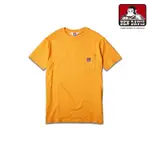 BEN DAVIS POCKET LOGO TEE 素面 口袋 LOGO 短T | 芥黃