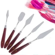 5 Stainless Steel Palette Knife Set – Oil Painting Artist Scraper Spatulas Tool