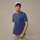 GIORDANO 男裝素色修身圓領短袖T恤 - 44 愛國者藍