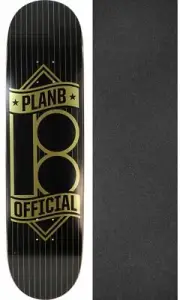 Plan B Skateboards Banner 8.25" Skateboard Deck + griptape