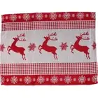 French Country Table Placemats Prancing Reindeer Set 6 33x24cm