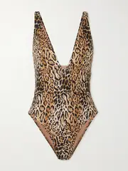 [Melissa Odabash] Melissa Odabash - Caribbean Leopard-print Swimsuit - Leopard print - UK 10 UK 10 Animal print