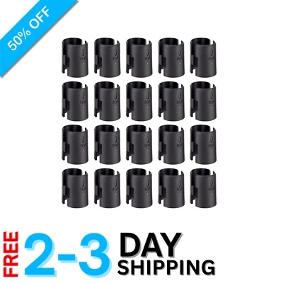 40-Pack Wire Shelf Clips for 1" Posts - Secure Your Shelves Effortlessly