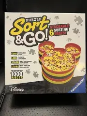 Ravensburger, Disney Mickey Mouse sort and Go Puzzle Sorting Stacking 6 Trays