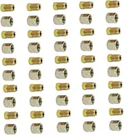 25 Sets Brake Tube Connector Brake Pipe Nuts Brake Tube Nuts Brake Line Pipe Brake Pipe Joints Brake Pipe Connector Brake Tube Fittings Brake Tube Joints Highstrung Galvanized Iron