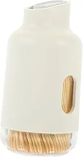 Ipetboom Household Toothpick Container with Lid Multi Function Desktop Toothpick Dispenser for Home Office Party Restaurant Includes Toothpicks Durable Practical Design