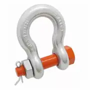 CAMPBELL 5392295 1-3/8" Alloy Anchor Shackle, Bolt Type, Forged Alloy Galvanized