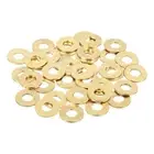 58Pcs Brass Flat Washer, M5 5 x 12 x 1mm Fenders Washers Assortment