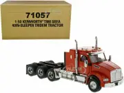 KENWORTH T880 SBFA 40" SLEEPER TRUCK TRACTOR ORANGE 1:50 DIECAST MASTERS 71057