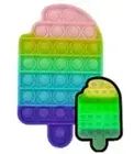Glow in the dark popsicle push bubble pop up stress relief fidget
