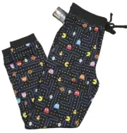 Official Namco Men's Classic Pac-Man Halloween Comfy Lounge Pants! (Size Small)