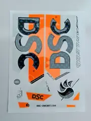 NEW 3D DSC SPLIIT 111 EMBOSSED CRICKET BAT STICKER