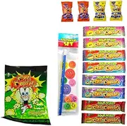 Captain Candy Showbag w/ Spooky Blobs/Stationary Set/Grape/Apple/Strawberry Bar