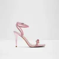 在飛比找momo購物網優惠-【ALDO】BARRONA-新款時尚金屬粉銀色細鑽蝴蝶結繞帶