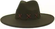 [HAMKVBPR] Cowboy Hats for Men Men Jazz Cap Brimmed Bowler Hat Jazz Hat Top Man Hat