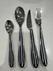 Bugatti Stainless Steel Cutlery Zebra Brand New 24 Piece Set - Black