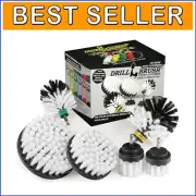 Comprehensive Drill-Powered Brush Kit for Cars, RVs & Boats – 6 Brushes Included