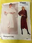 Pattern Vogue Dress misses 1067 size 14-16-18 Blassport Uncut