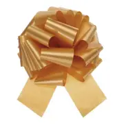 12 Inch Giant Large Pull Bow Big Metallic Car Bows Ribbon for Wedding, Gold