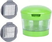 Garlic Chopper Multifunction Garlic Press Machine Vegetable Fruit Ginger Chopper for Kitchen Cutting - Food