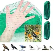 2-Pack 4x10m Anti-Bird Netting, Heavy Duty Garden Mesh for Plant, Fruit & Vegetable Protection, Keeps Birds, Rodents, Deer Away, UV-Resistant & Reusable, Ideal for Gardens, Farms, Trees