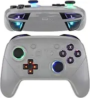 eXtremeRate Multi-Colors Luminated Thumbsticks D-pad ABXY ZR ZL L R Classical Symbols Buttons DTFS LED Kit for Nintendo Switch Pro Controller - 9 Colors Modes 6 Areas DIY Option Button Control