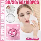 30-100PCS Disposable Cotton Compressed Washcloth Face Towel Wet Wipe travel AU