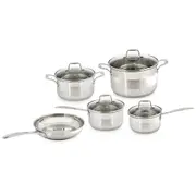 Westinghouse 5pc Stainless Steel Cookware Frypan/Pot & Pan Set for Induction/Gas