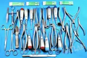 NEW GERMAN 76 PC ORAL SURGERY DENTAL EXTRACTING ELEVATORS FORCEPS INSTRUMENT KIT