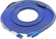 Armored Fiber Waterproof Jumper, Fiber Optic Patch Cord, Mouse-Proof, Single Mode, 2 Cores, 150m,200m, 3.0mm(FC-FC 150 Meters)