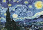 Van Gogh - Starry Night HUGE A1 (59.4x84cm) QUALITY Canvas Print Poster Unframed