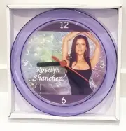 Roselyn Shanchez 7" Purple novelty wall/desk clock Brand New Without A Trace