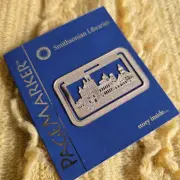 Smithsonian Libraries Gold Plated Bookmark