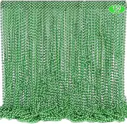 TURNMEON 150 Pack St. Patricks Day Beads Necklace, Green Bead Necklace St Patrick's Day Accessories Mardi Gras Beads Necklaces for St. Patricks Day Decorations Party Favors, one size, Plastic, No