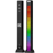 RGB LED Car Atmosphere Strip Light Ambient Music Pickup Rhythm Lamp APP Control (for: Audi)