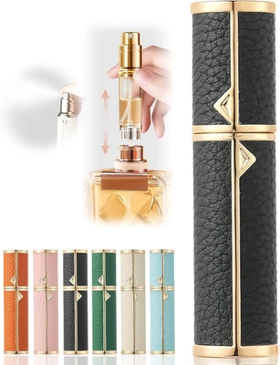 AlxMuNao Perfume Atomizer Refillable,Empty Portable Cologne Dispenser,Mini Af...