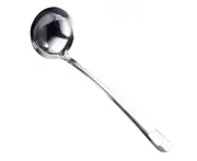 Soup Ladle Colander Spoon High Temperature Resistant Long Handle Stainless Steel Hanging Hot Pot Scoop for Kitchen-Soup Ladle