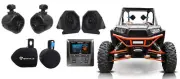 MTX Marine Receiver w/ Bluetooth SiriusXM+Dash+Tower Speakers For RZR/ATV/UTV