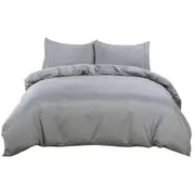 Silver Soft Quilt Doona Cover Set 5 Size